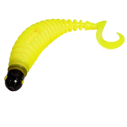 Worm Curly 24g 17cm Yellow Zombie